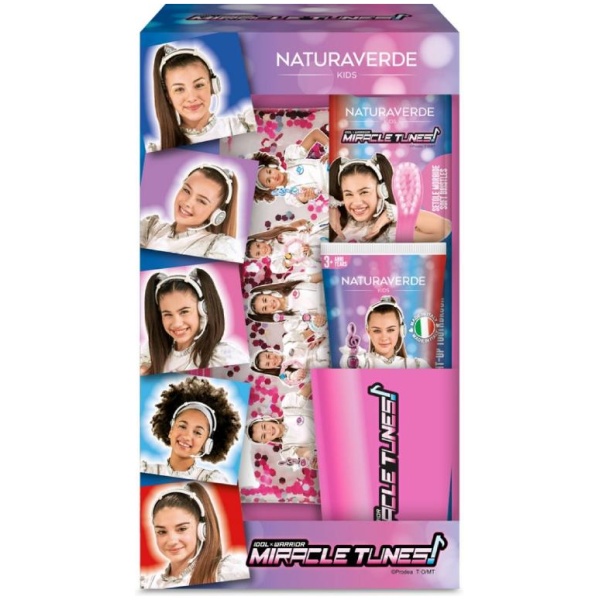 Miracle Tunes Confezione Spazzolino + Dentifricio
