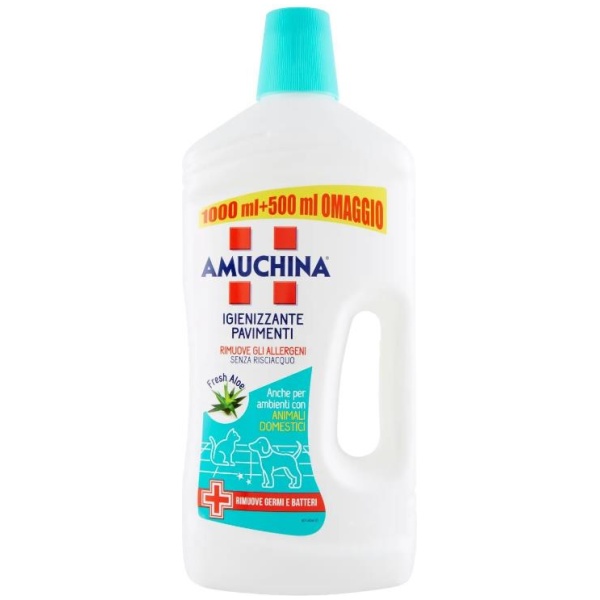Amuchina Pavimenti 1500ml Aloe Animali Domestici
