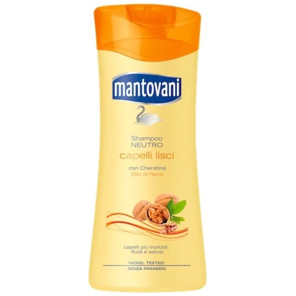 Mantovani Shampoo Neutro 400ml Capelli Lisci