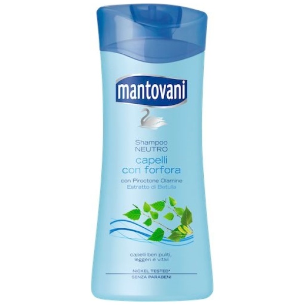 Mantovani Shampoo Neutro 400ml Trattamento Antiforfora