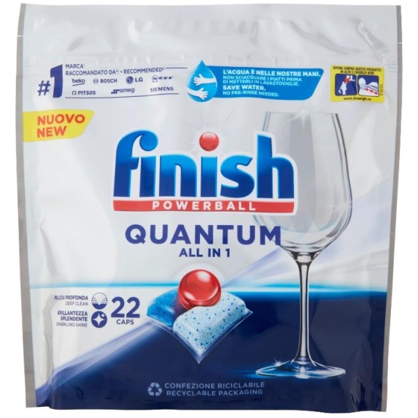 Finish Powerball Quantum All in 1 x 22 Regular