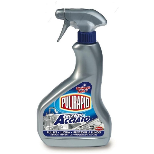 Pulirapid Splendiacciaio 500ml Trigger