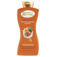 Spuma di Sciampagna Bagno 650ml Vellutante Olio di Macadamia e Quinoa