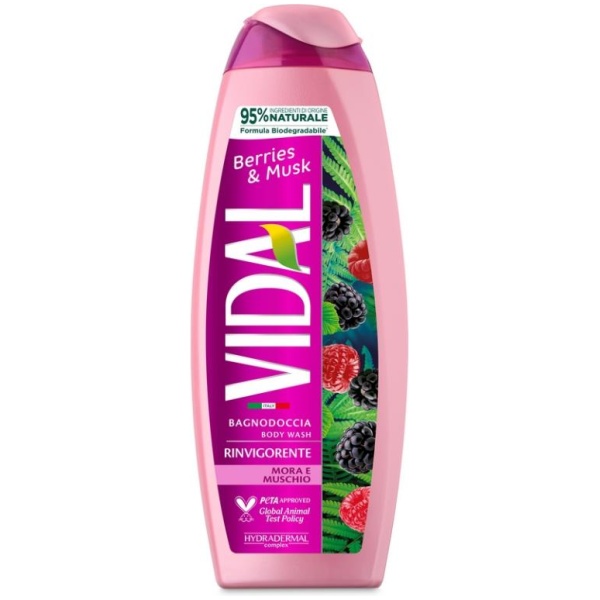 Vidal Bagnodoccia 500ml Mora e Muschio