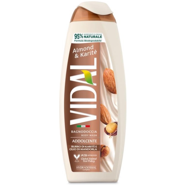 Vidal Bagnodoccia 500ml Burro di Karitè e Olio di Mandorla