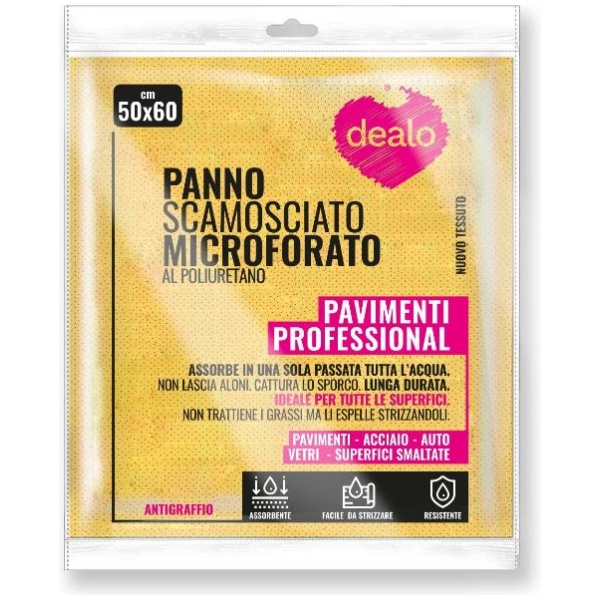 Dealo Panno Scamosciato Microforato 50x60
