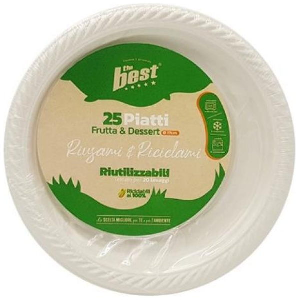 The Best Piatti Riutilizzabili Frutta & Dessert x 25