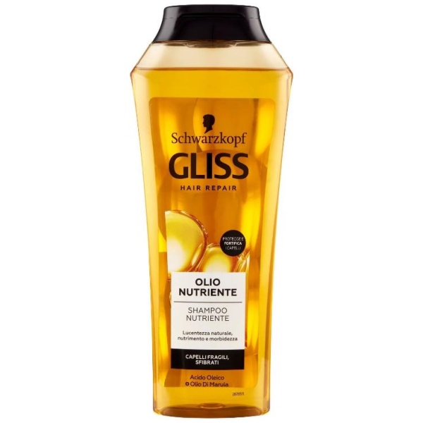 Gliss Shampoo 250ml Olio Nutriente