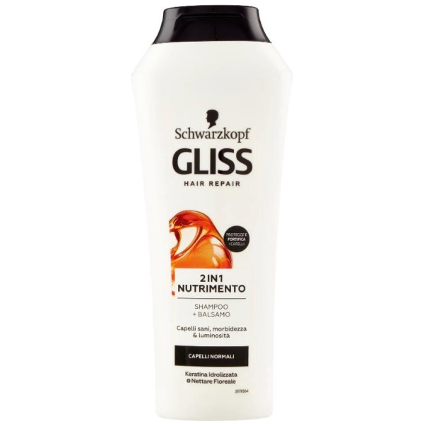 Gliss Shampoo 2in1 250ml Nutrimento