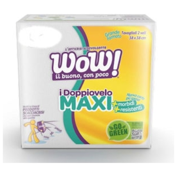 WOW Tovaglioli iDoppiovelo Maxi 38x38