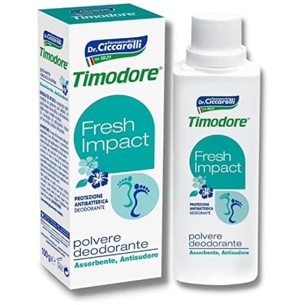 Timodore Fresh Impact Polvere Deodorante 100gr