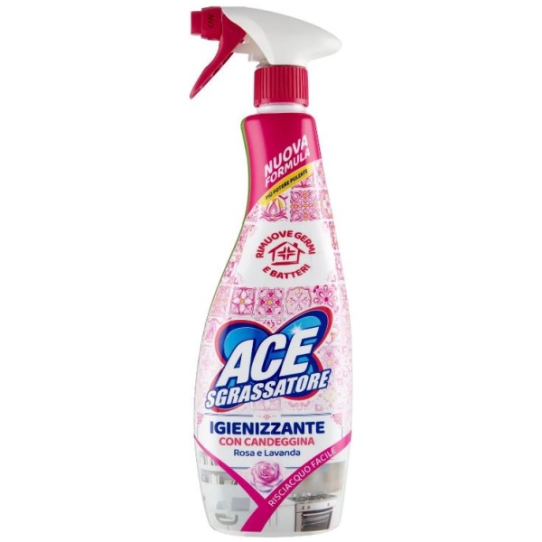 Ace Sgrassatore Igienizzante Candeggina 550ml Vapo