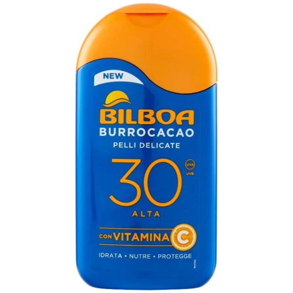 Bilboa Burrocacao Latte Solare FP30 200ml Vitamina C