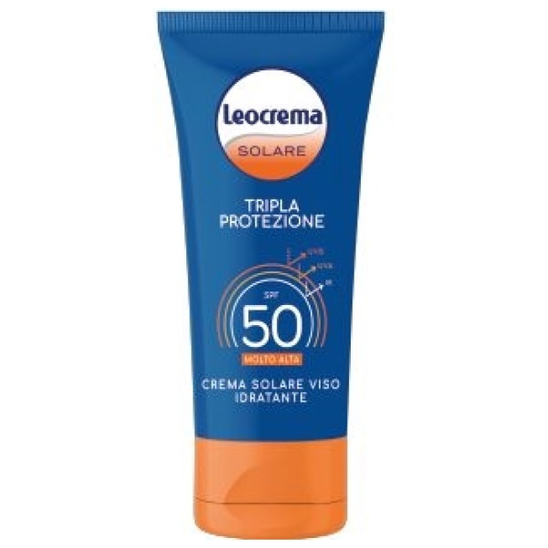 Leocrema Solare Crema Viso Tripla Protezione FP50 50ml