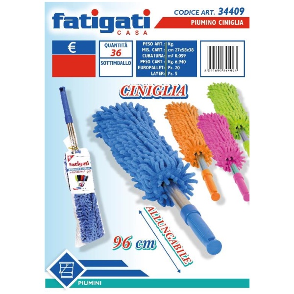 Fatigati Piumino Ciniglia Allungabile 96cm (34409)