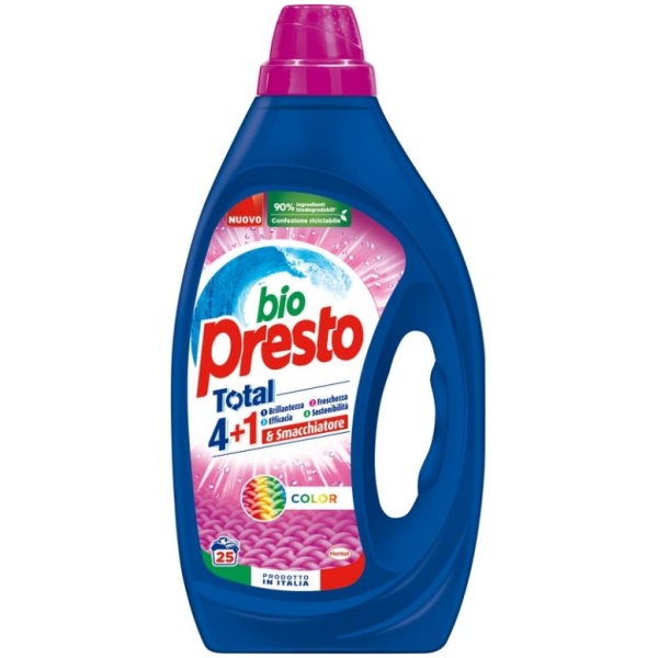 Bio Presto Liquido Lavatrice 25mis. Color