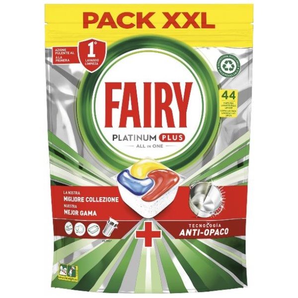 Fairy Platinum Plus All in One x 44 Limone