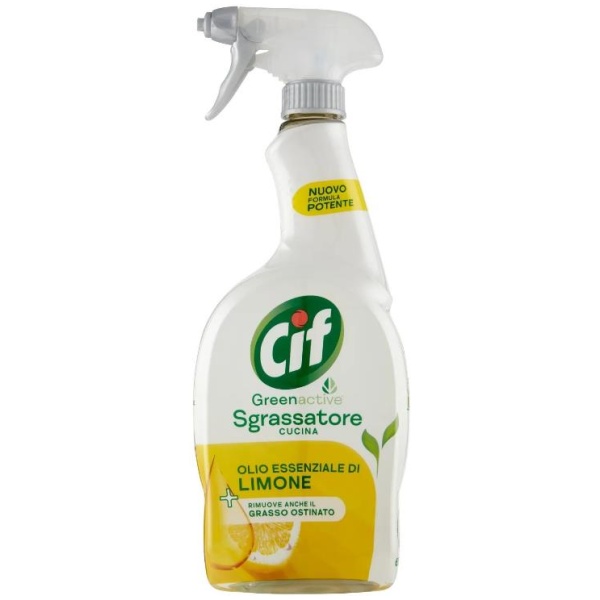 Cif Greenactive Sgrassatore Cucina 650ml Vapo Limone