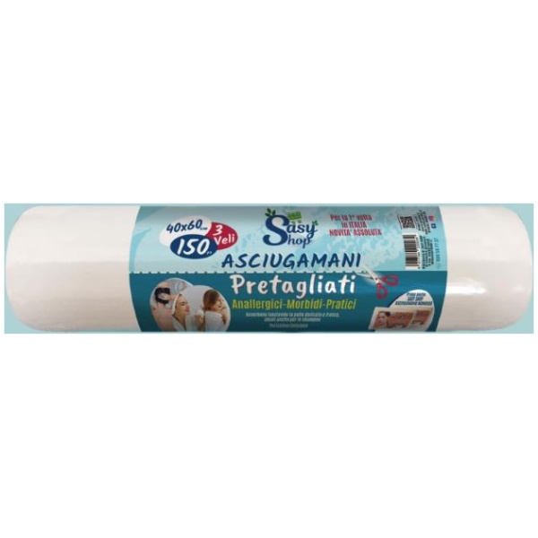 Sasy Shop Asciugamani Carta Pretagliati 40x60 x 150pz
