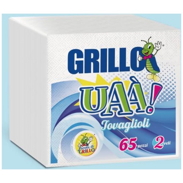Grillo Tovaglioli Uaà! 2 Veli x 65