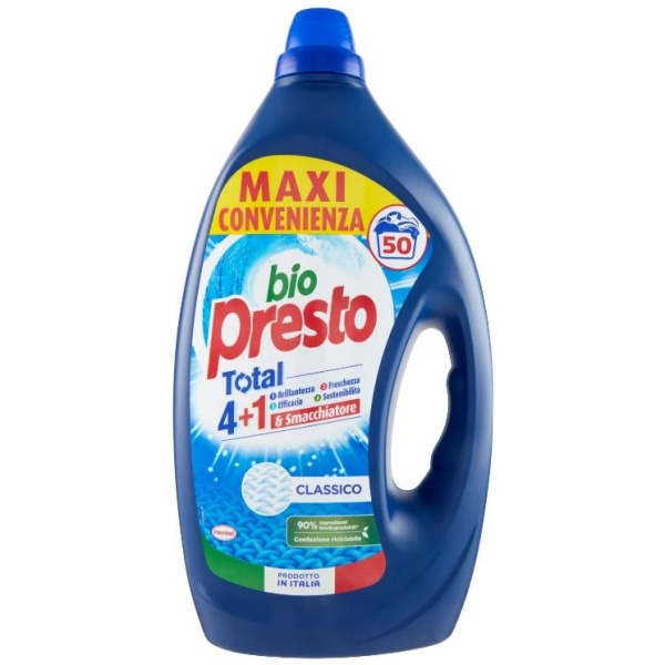 Bio Presto Liquido Lavatrice 50mis. Classico