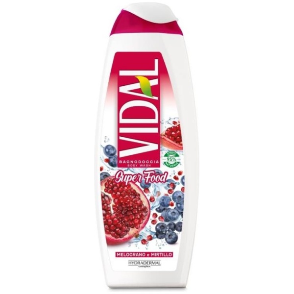 Vidal Bagnodoccia 500ml Melograno e Mirtillo