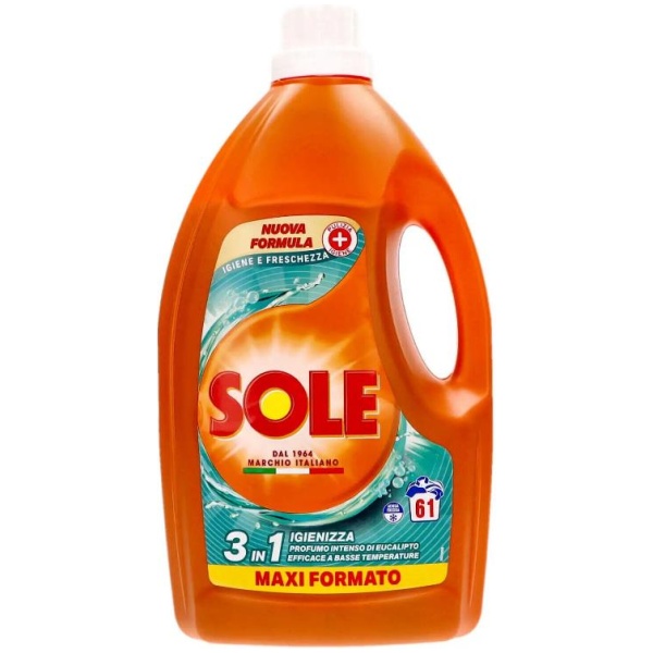Sole Liquido Lavatrice 61 lav. Igiene e Freschezza