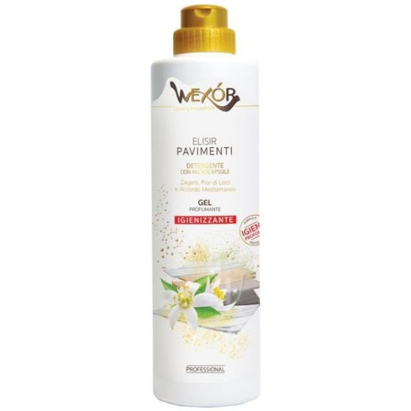 Wexor Elisir Pavimenti Igienizzante 750ml Zagara Fior di Loto e Accordo Mediterraneo