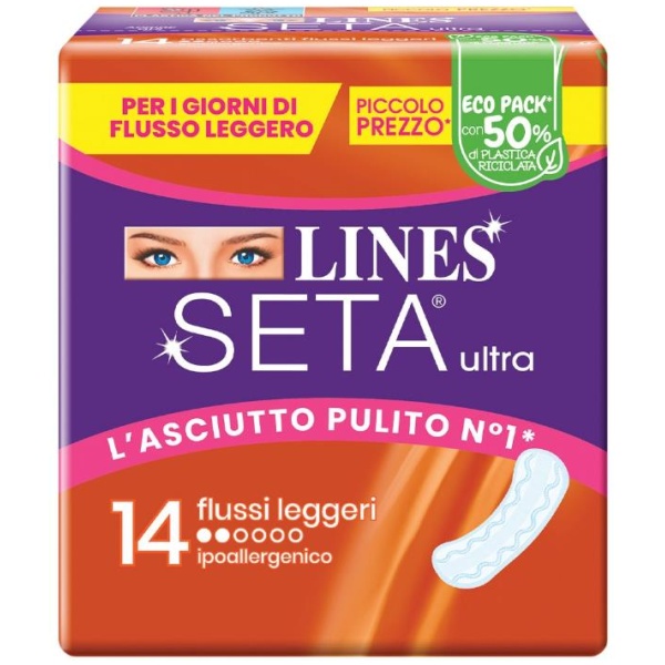 Lines Seta Ultra Flussi Leggeri x 14