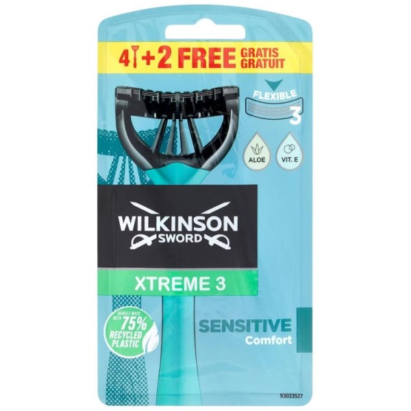 Wilkinson Xtreme3 x 4+2 Sensitive
