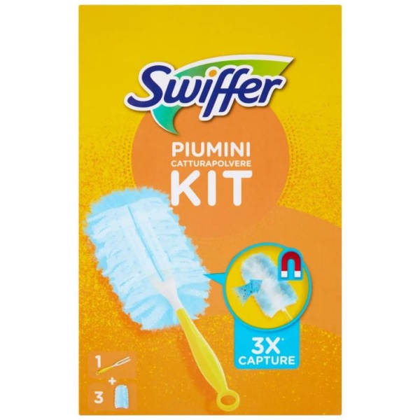 Swiffer Piumini Duster Kit Manico + 3 Ricambi