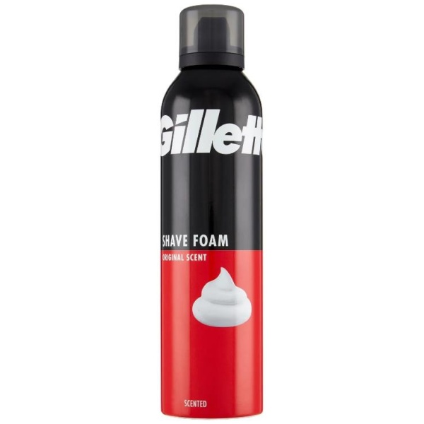 Gillette Schiuma Barba 300ml Original Scent
