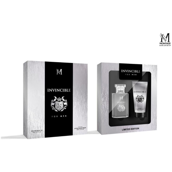 Invincible Kit Edt 50ml Vapo + After Shave Cream 50ml