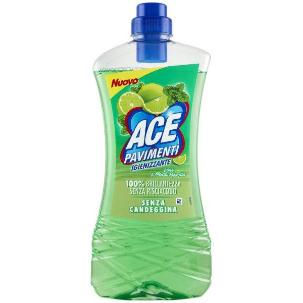 Ace Pavimenti Igienizzante 1000ml Lime e Menta Piperita