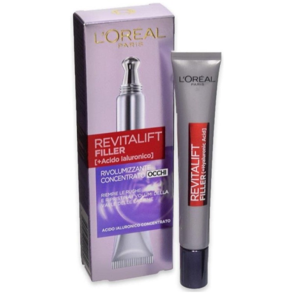 L'Oreal Revitalift Filler [+Acido Ialuronico] Rivolumizzante Concentrato Occhi