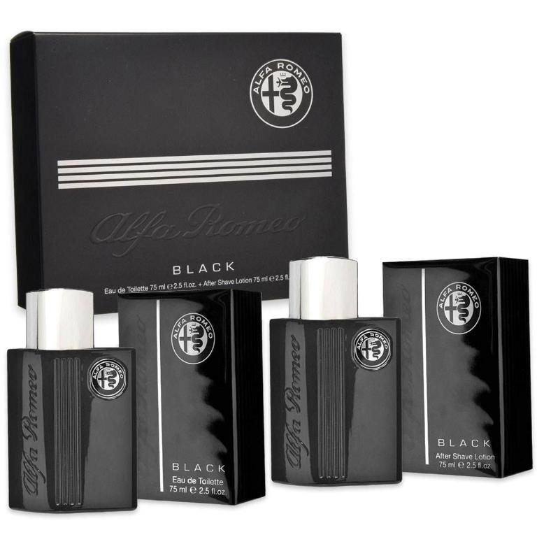 Alfa Romeo Black Edt 75ml Vapo + After Shave 75ml