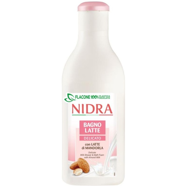 Nidra Bagno Latte 750ml Delicato Latte di Mandorla
