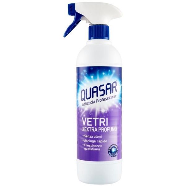 Quasar Vetri con Extra Profumo 580ml Completo