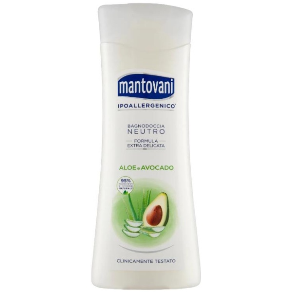 Mantovani Bagnodoccia Neutro 400ml Aloe e Avocado