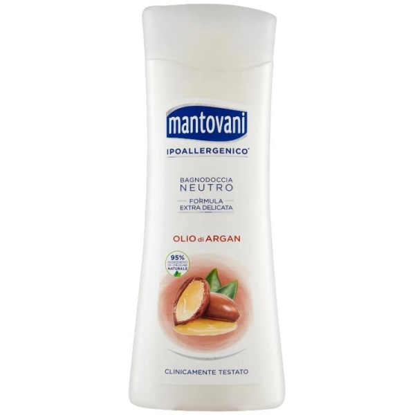 Mantovani Bagnodoccia Neutro 400ml Olio di Argan