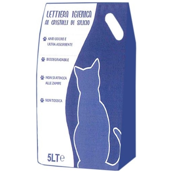 Lettiera Igienica ai Cristalli di Silicio 5Lt