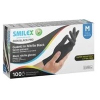 Smilex Guanti Nitrile Black x 100 M