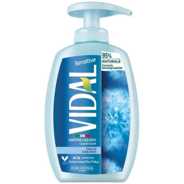Vidal Sapone Liquido 300ml Talco Liquido