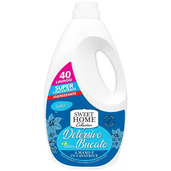Sweet Home Detersivo Bucato 40mis Talco
