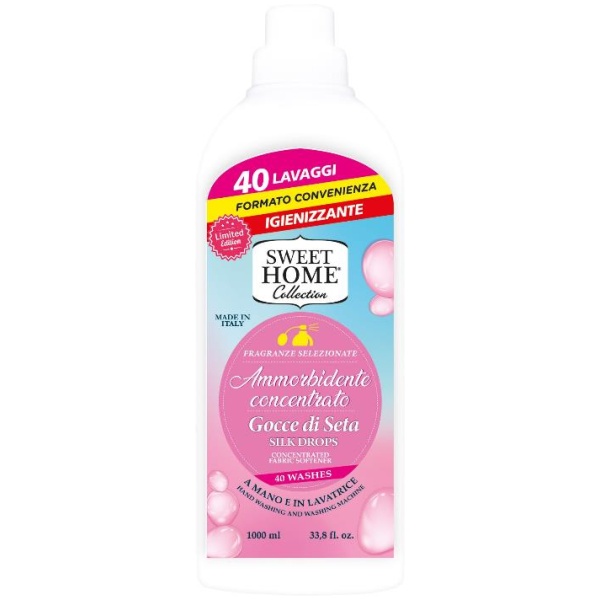 Sweet Home Ammorbidente Concentrato 1000ml Gocce di Seta