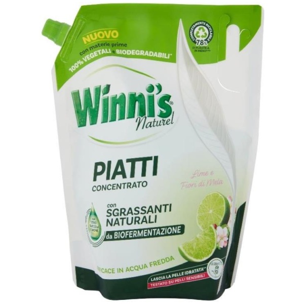 Winni's Piatti Busta 900ml Lime e Fiori di Mela
