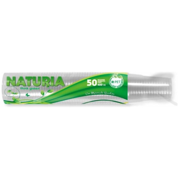 Aristea Naturia Bicchieri R-Pet Crystal 400cc x 50pz