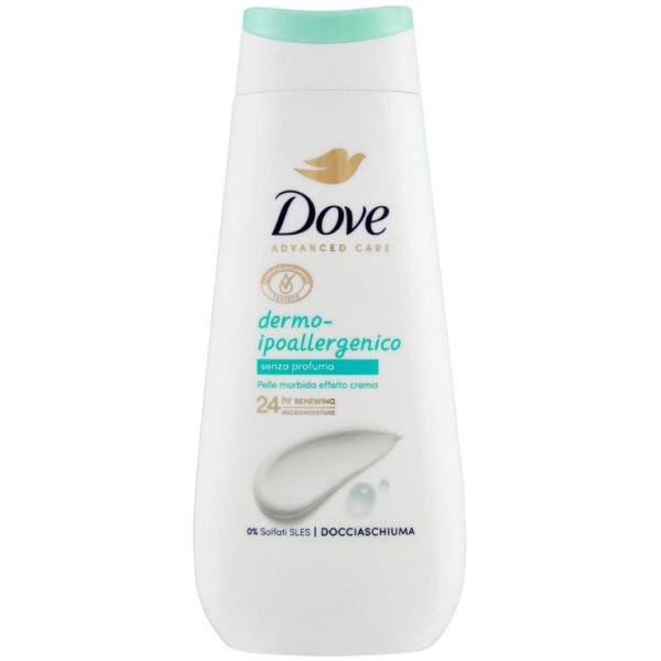 Dove Doccia 225ml Dermo-Ipoallergenico