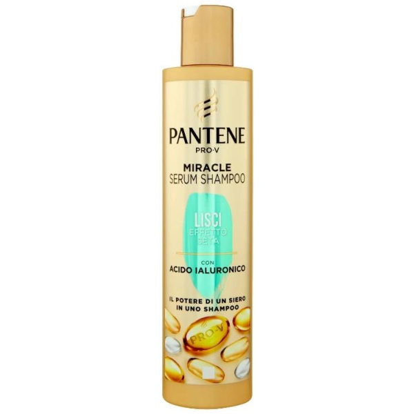 Pantene Miracle Serum Shampoo 250ml Lisci Effetto Seta
