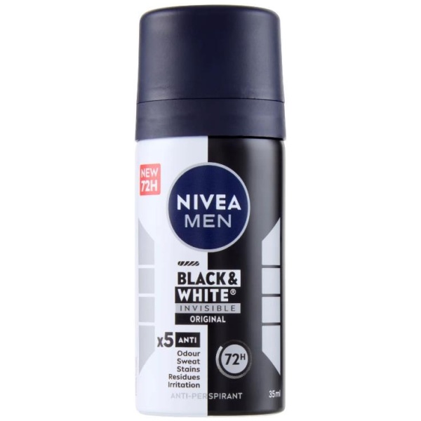Nivea Men Deo Spray Mini 35ml Black & White Original